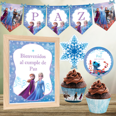 Kit imprimible Frozen decoracion candybar