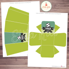Kit imprimible fútbol personalizado cumpleaños
