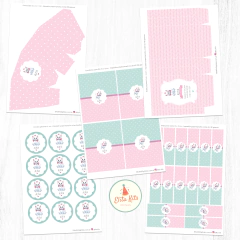 Kit Imprimible Gatita Marie, Personalizado - comprar online