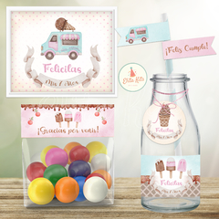 Kit imprimible Helados