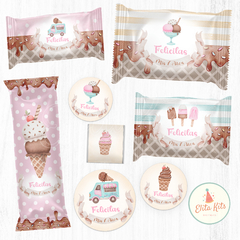 Kit imprimible Helados