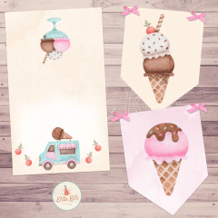 Kit imprimible Helados Heladitos