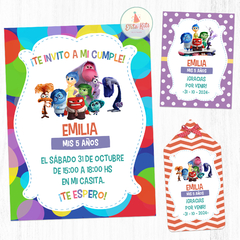 Kit imprimible Intensamente 2 Inside Out 2