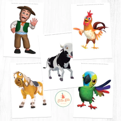 Kit imprimible La Granja de Zenón Varon, Personalizado en internet