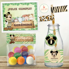 decoraciones de fiesta de mickey safari