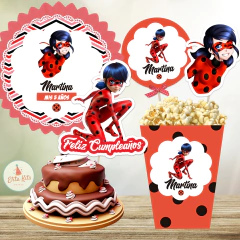 Kit imprimible Ladybug Miraculous decoración cumpleaños