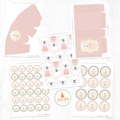Kit Imprimible Osita Polar Nórdica