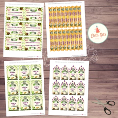 Kit Imprimible Plants vs Zombies decoración candybar