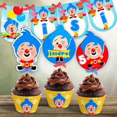 Kit imprimible plim plim nene cumpleaños decoracion candybar