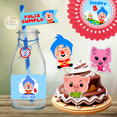 Kit imprimible plim plim nene cumpleaños decoracion candybar