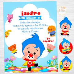 Kit imprimible plim plim nene cumpleaños decoracion candybar