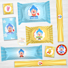Kit imprimible plim plim nene cumpleaños decoracion candybar