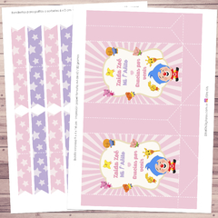Kit imprimible plim plim nena cumpleaños decoracion + candybar