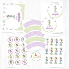 Kit Imprimible Sarah Kay decoración cumpleaños
