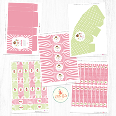Kit imprimible spa party cumpleaños de spa para nenas