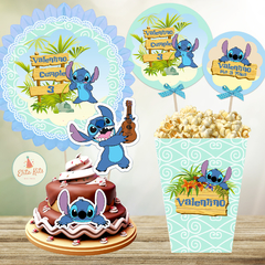 Kit Imprimible Stitch decoración mesa dulce