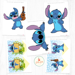 Kit Imprimible Stitch, Personalizado en internet