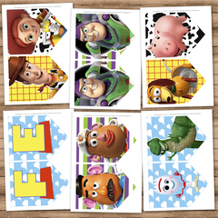 Kit imprimible toy story cumpleaños decoración + candybar