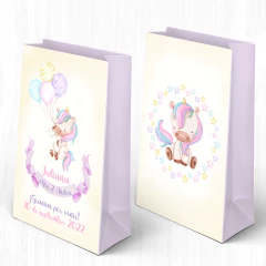 Kit Imprimible Unicornio Mágico + Banner Circular Fondo Mesa Dulce Candybar - comprar online