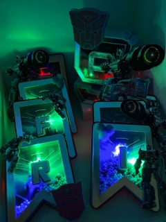 Banderín Visor con LED x letra - comprar online