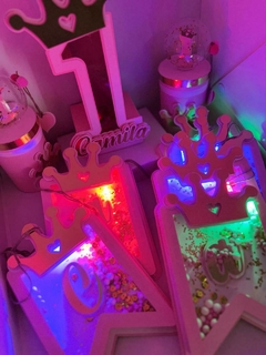Banderín Visor con LED x letra - Los Papeles delAtelier