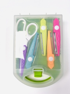 Tijeras Candy estuche 5 formas - tienda online