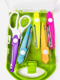 Tijeras Candy estuche 5 formas