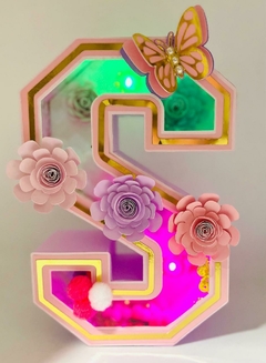 Letras y Números 3D visor con LED