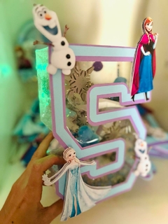 Letras y números 3D cristal