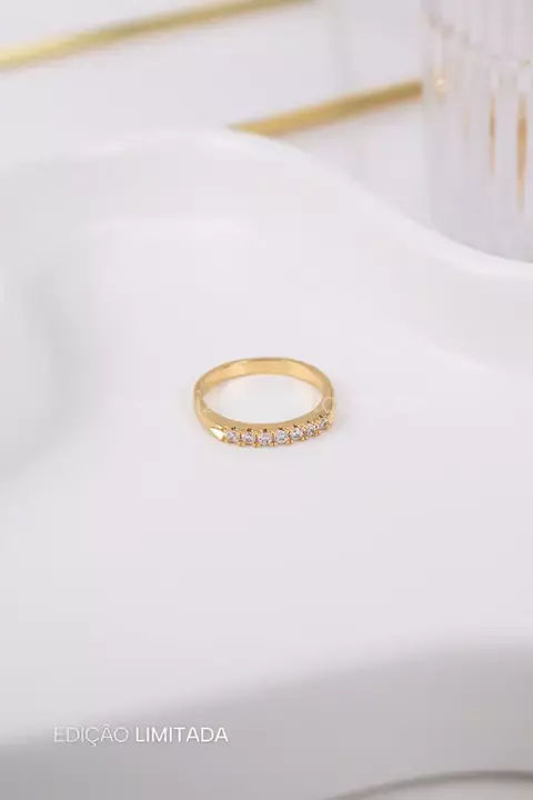 Anel Cravejado Milah - Liz For You - Atacado de Semi Joias