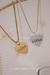 Colar Coração Personalizável Nome - 13mm x 12mm - comprar online
