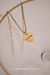 Colar Coração Personalizável Nome - 13mm x 12mm - Liz For You