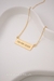 Colar 2 Argolas Personalizável Data - 30mm x 10mm - loja online