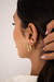 Brinco Argola Oval Cravejada - loja online
