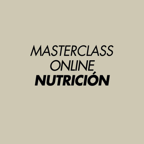 MASTERCLASS NUTRICIÓN - comprar online