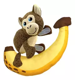 Peluche Kong Mono con banana - Patita Patita Adiestramiento