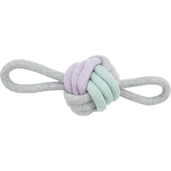 Pelota soga con 2 manijas Trixie