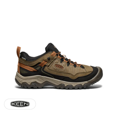 Zapatillas de trekking Keen impermeables Targhee IV Hombre • Sea Turtle, Roasted Pecan