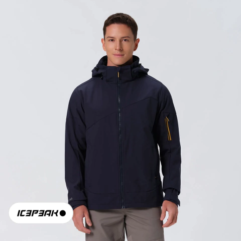 Campera impermeable softshell Barmstedt Hombre • Dark blue • Icepeak - comprar online