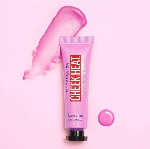 maybelline rubor cheek heat 010 pink scorch