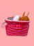 Imagem do Bolsa Manübagú | Listras Rosa e Vermelho