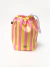 Bolsa Minibagú | Listras Amarelo e Rosa