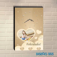 Cuadro Reloj 20x30 cm - comprar online