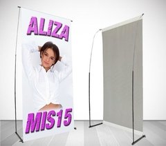 Banner 90x190 + Porta Banner Doble Tensor
