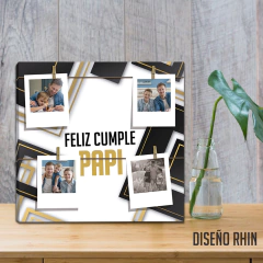 Cuadro con nuevos diseños 2021 con Soga y Broches 30x30cm en internet