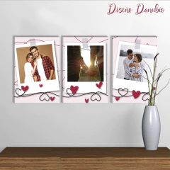 Cuadros en Lienzo Tríptico 20x30 cm Diseños