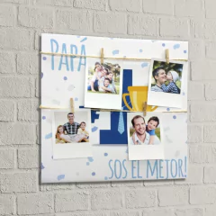 Cuadro 30x30 con Soga y Broches en internet