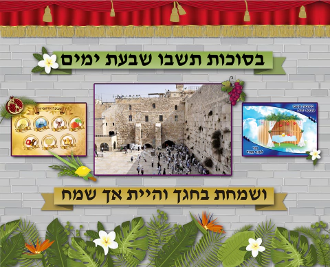 Lámina para Sucot - Pared 02 - 185x150cm