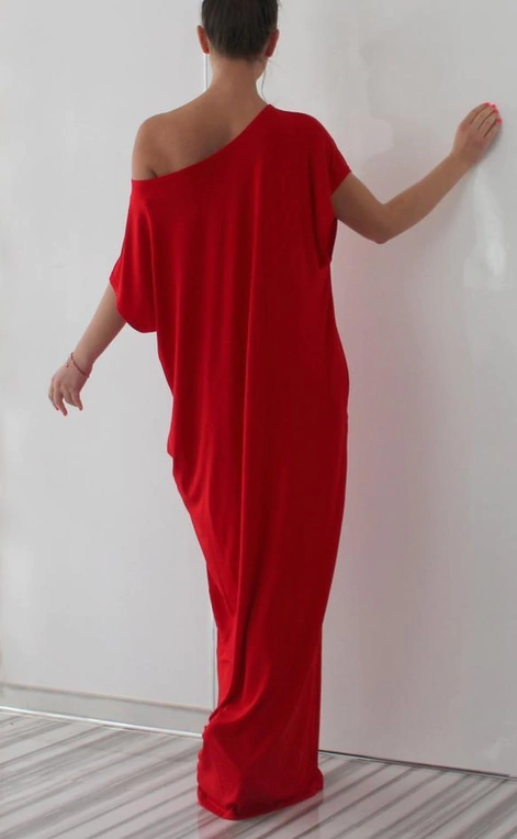 Vestido caftan túnica vermelho praia plus size