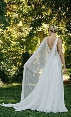 Capa Véu Tule Noiva Grego